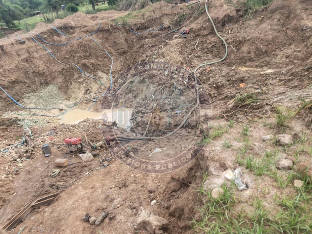 Lutte contre l'exploitation illégale des ressources minières : un site clandestin d'orpaillage démantelé à Tinkoto (Kedougou) - Image 1